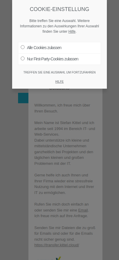 Mobilgerät: SK Homepage